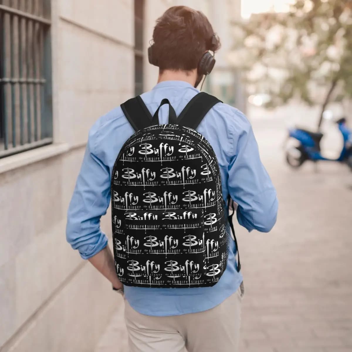 Zaino Buffy The Vampire Slayer per ragazzi e ragazze, borsa per libri, borsa da scuola per bambini, borse a tracolla per computer per uomini e donne