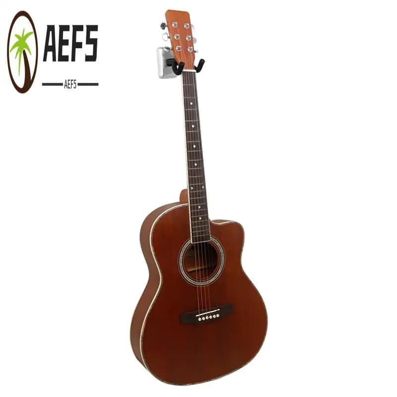 AEF5-Stainless Steel Square Metal Hanger Ukulele Ribes Erhu Staffa per gancio per strumento