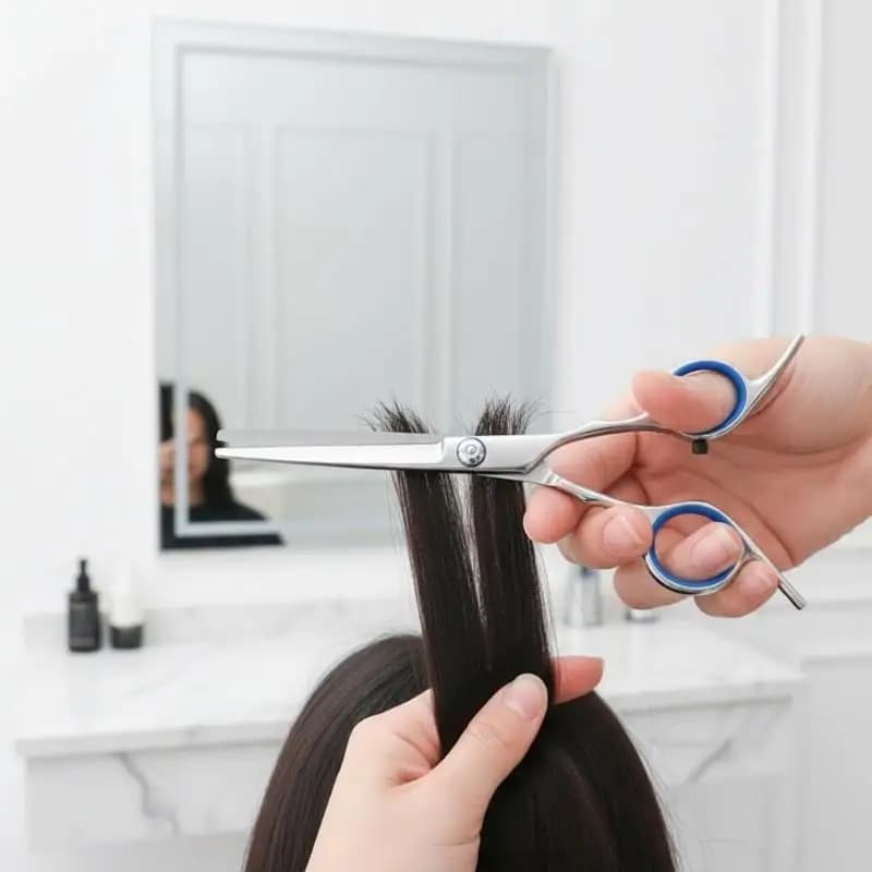 Professional Stainless Hairdressing Scissors Set Flat Teeth Thinning Cutting Curved Shears Hair Cutting Scissors