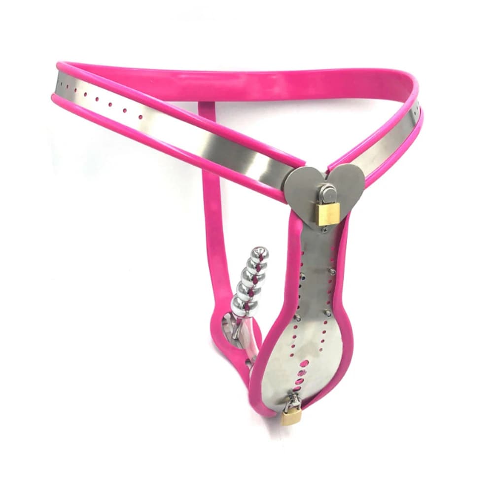Cintura di castità maschile con chiusura per pene, fasciatura per pene, cintura in acciaio inossidabile, gabbia per cazzi rimovibile, giocattolo del sesso BDSM per le donne