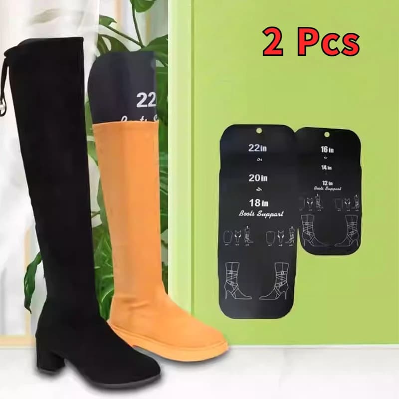 2 Pezzi Nuovi Supporti per Stivali Alti, Mantengono la Forma del Tubo del Stivale, Inserti per Modellare Stivali, Supporti in Plastica per Stivali Lunghi da Donna e Uomo