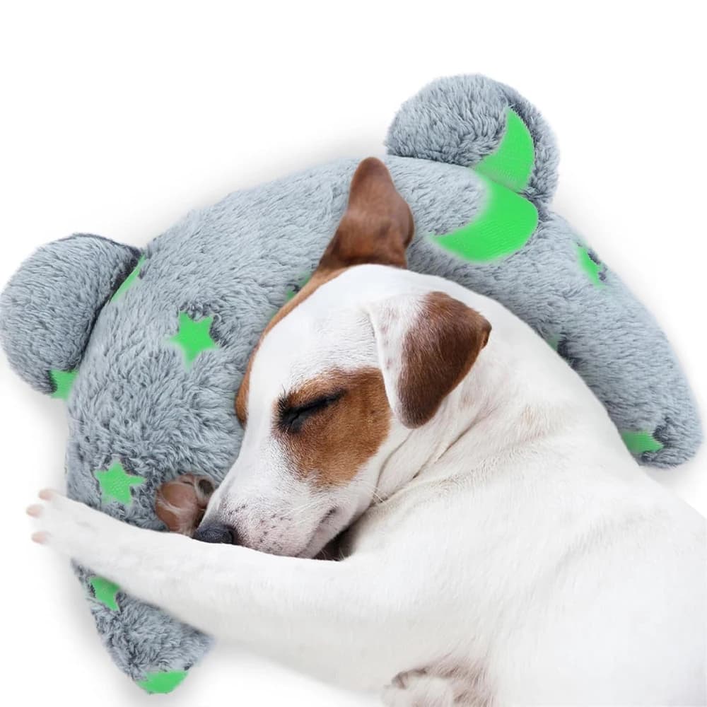 Cuscino invernale per animali domestici Cane Gatto che dorme a forma di mezzaluna Cuscino per cani di piccola taglia Peluche Cuscino luminoso Tappetino per dormire per cani da interno Gatti Cuccioli