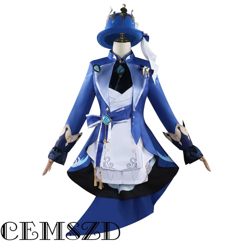 Furina de Fontaine Gioco Cosplay Genshin Impact Scarpe Mantello Cappello Anime Cartoon Occhio di Dio Accessori Costumi di Halloween XS-3XL