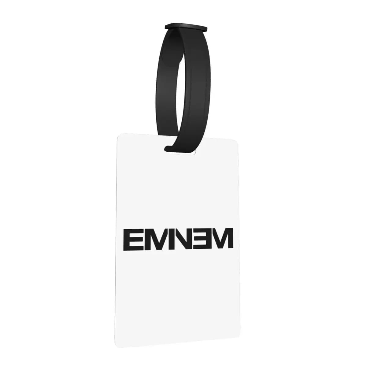 Eminem Etichette per bagagli Accessori per valigie Moda da viaggio Etichetta per imbarco per bagagli Porta etichette ID Nome Indirizzo