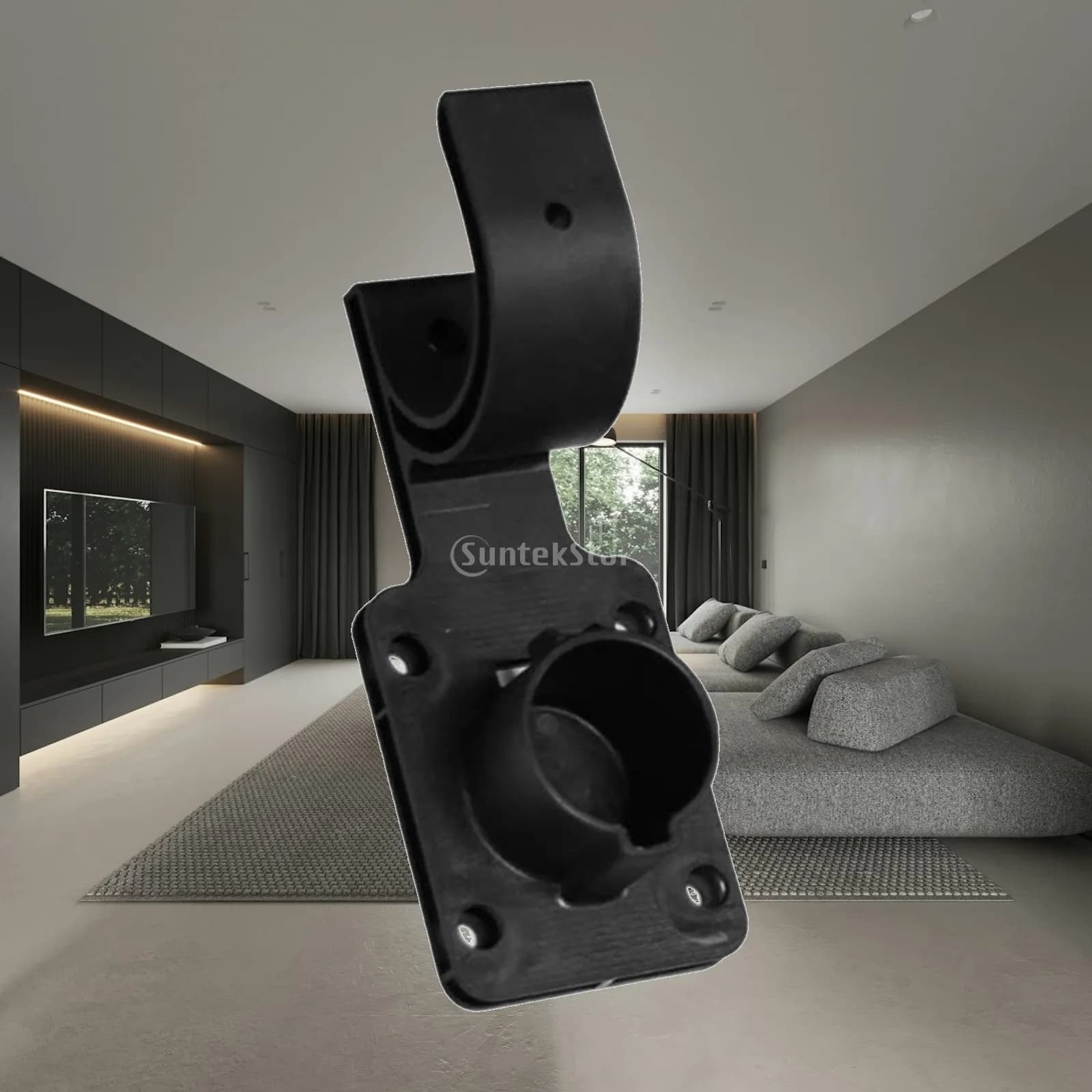 EV Charger Hanger Cord Holder Durable ABS Wall Bracket for Portable Car Battery Charger Home Garage