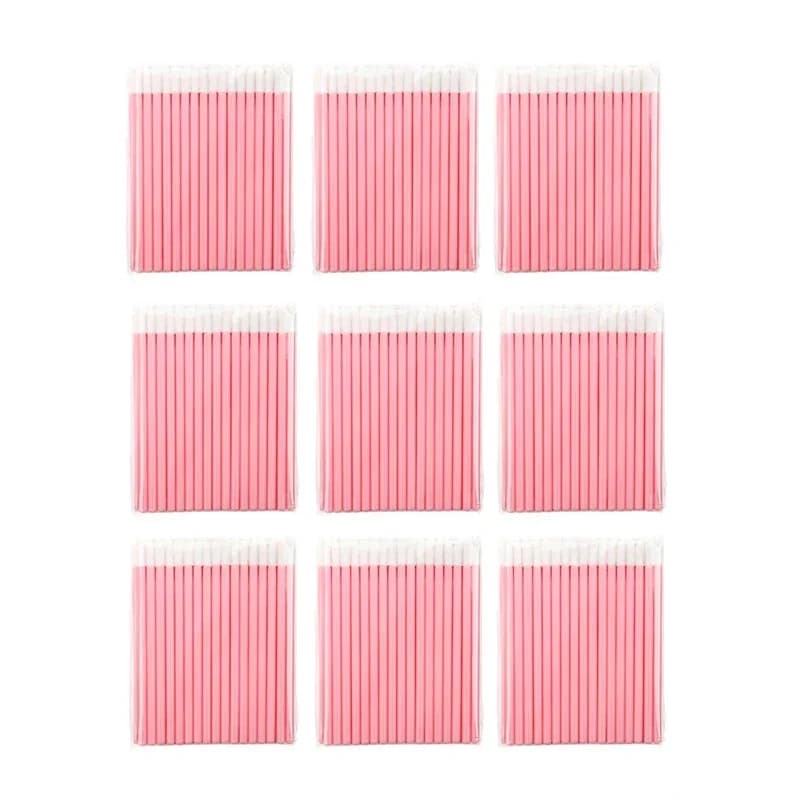 500-2000 Pz Pink Disposable Lip Brush Natural Size Lips Lip Brush Lips Mascara applicator Lipsticks Set Cosmetic Makeup Tool