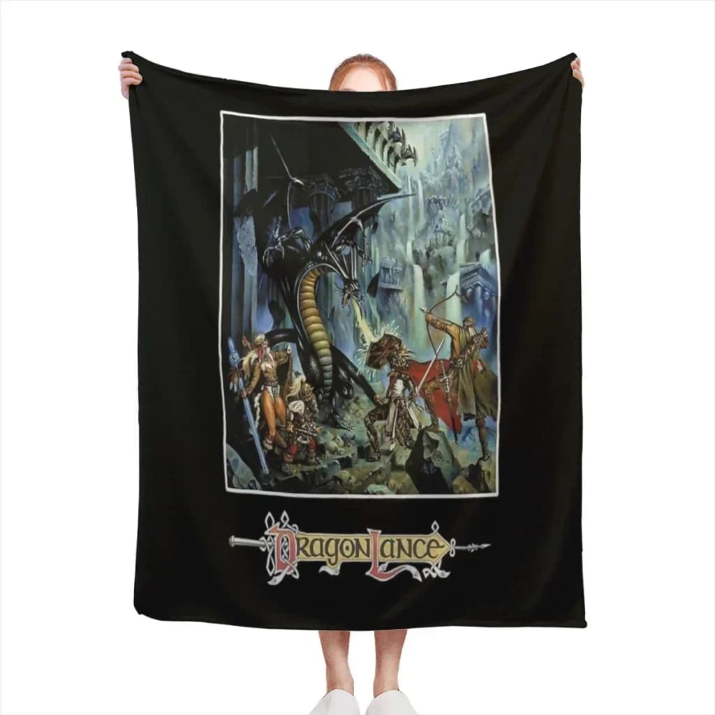 Dragonlance Advanced DungeonsDragons of Despair Classic Essential Coperta media in flanella, morbida e calda