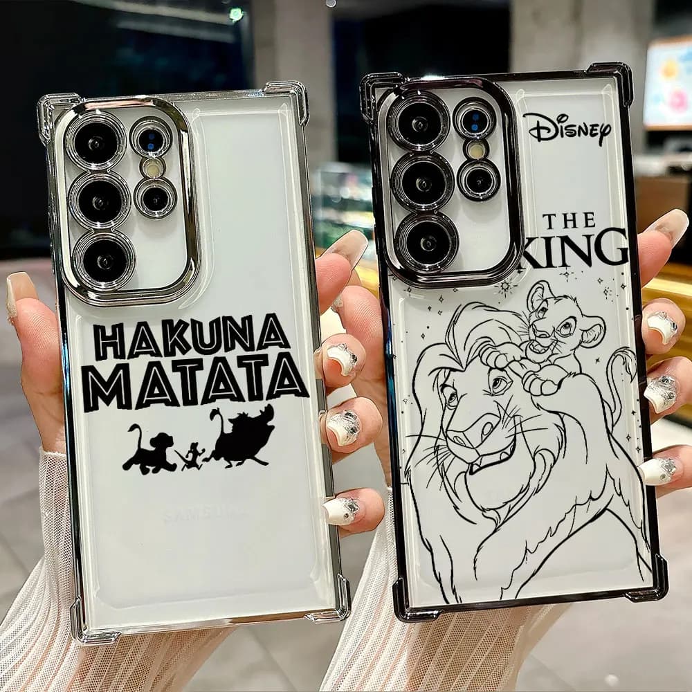 The Lion King HAKUNA MATATA shockproof cover for Samsung Galaxy S26 S26Ultra Edge S24 S23 S22 Plus S21 Ultra FE