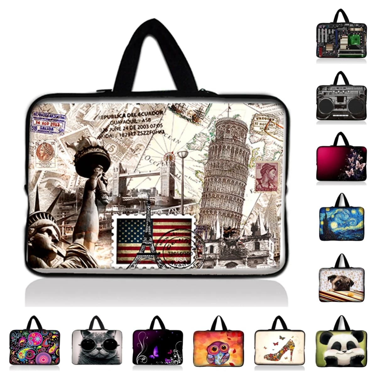 13.3 14 15 15.4 15.6 17.3 17.4 pollici Borsa per laptop Custodia per tablet 10.1 11.6 13 Custodia per computer per MacBook Dell Asus HP Lenovo Acer