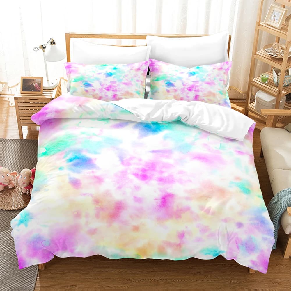 Set biancheria da letto a sirena Set copripiumino 3D Set singolo doppio doppio Full Size Adolescenti Biancheria da letto per adulti Biancheria da letto in morbido poliestere per bambino