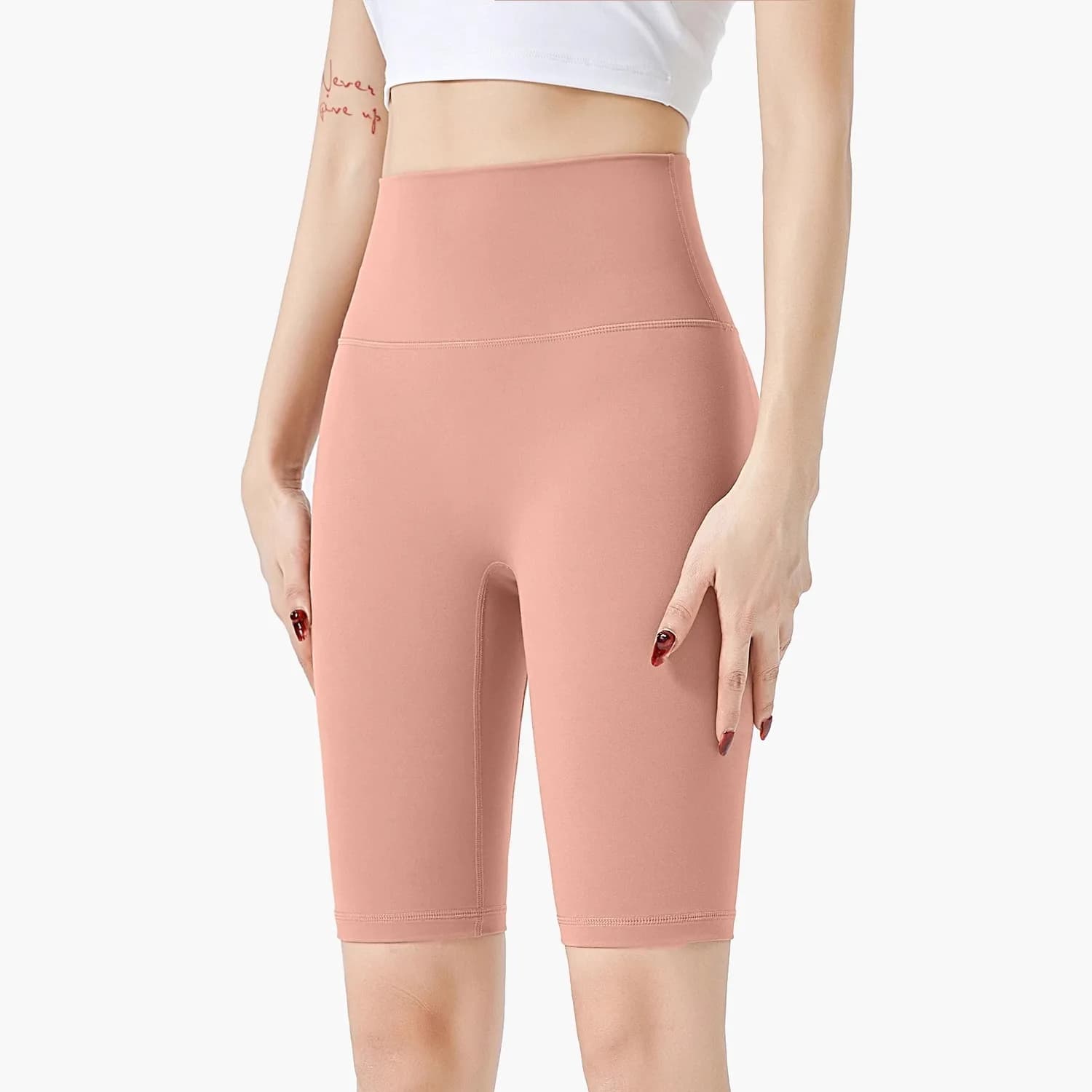 Women's sports shorts Yoga shorts High waist shorts Fitness shorts Ankle shorts Fast drying workout clothing Gym shorts for cycling
