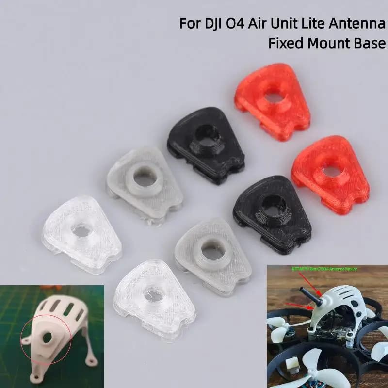 1/2Pcs For O4 Air Unit Lite Antenna Fixed Mount Base 3D Printed Protective Bracket Cover For BetaFPV Meteor75 Pro Accessory