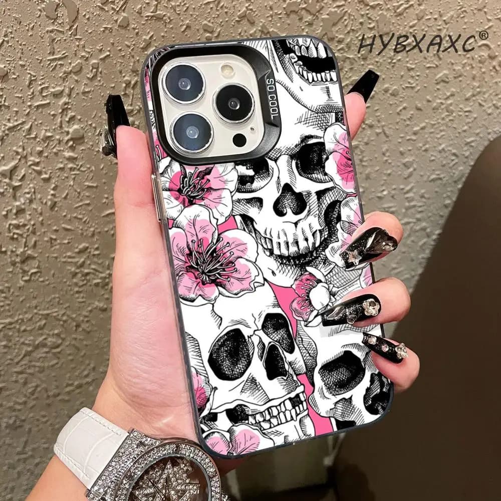 Cover per Telefono con Design Teschio, Morbida e Alla Moda, per Xiaomi Poco C85 X3 NFC C71 F4 F5 F3 X4 X3 Pro