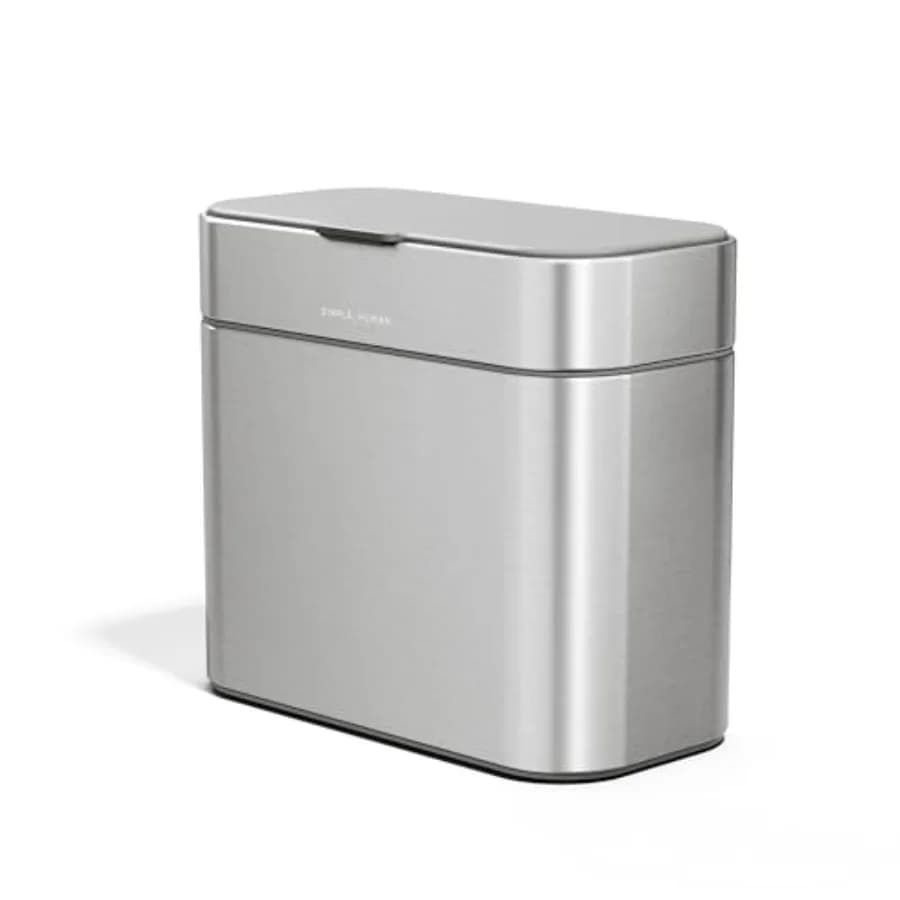 Compost Caddy, Detachable and Countertop Bin, 4 L/ 1.06 Gallon, Stainless Steel