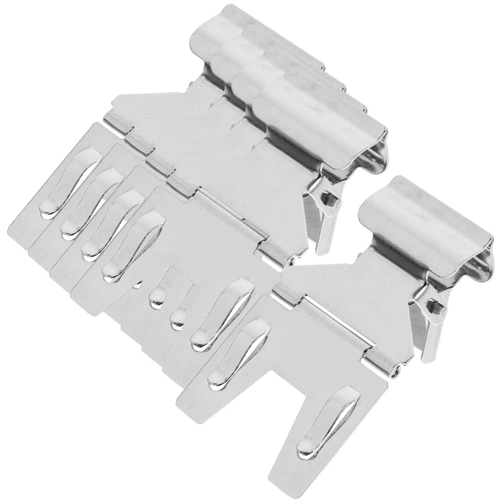 5 Pezzi Porta Prezzo in Metallo con Clip, Fermagli per Etichette, Espositore da Supermercato, Porta Cartellini Pubblicitari per Scaffali