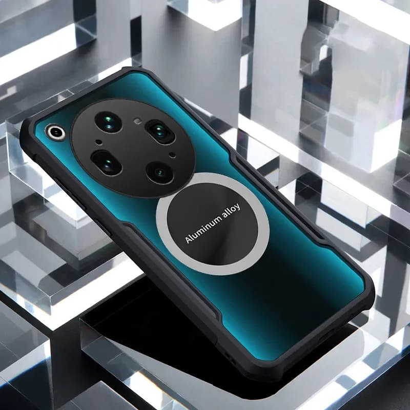 Skinlee per OPPO Find X9 Ultra X9S Custodia magnetica trasparente anti-caduta per OPPO Find X9 Ultra X9S con dissipazione del calore