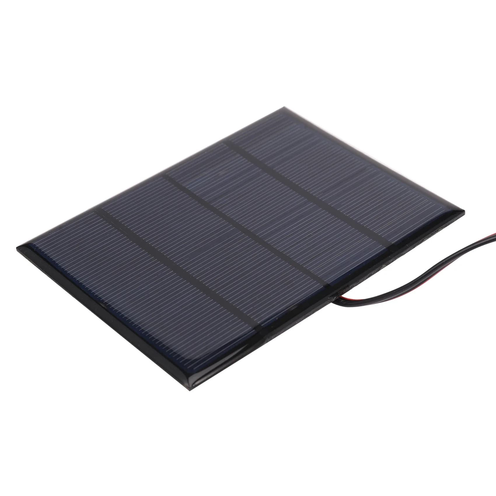 Pannelli solari Caricatore per mini pannello solare da 1,5 W 12 V con cavo da 1 m