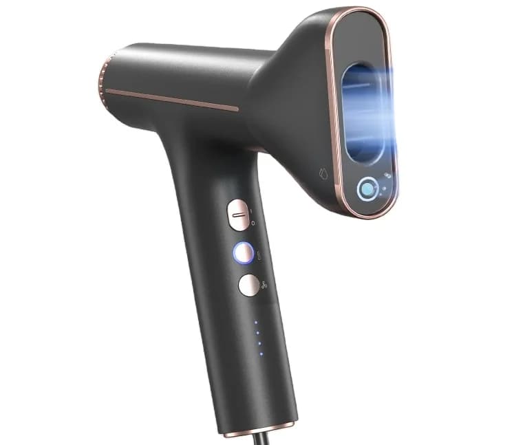 Asciugacapelli multifunzione professionale silenzioso in un solo passaggio ad alta efficienza per attrezzature per capelli spessi Casa, salone, viaggi, hotel