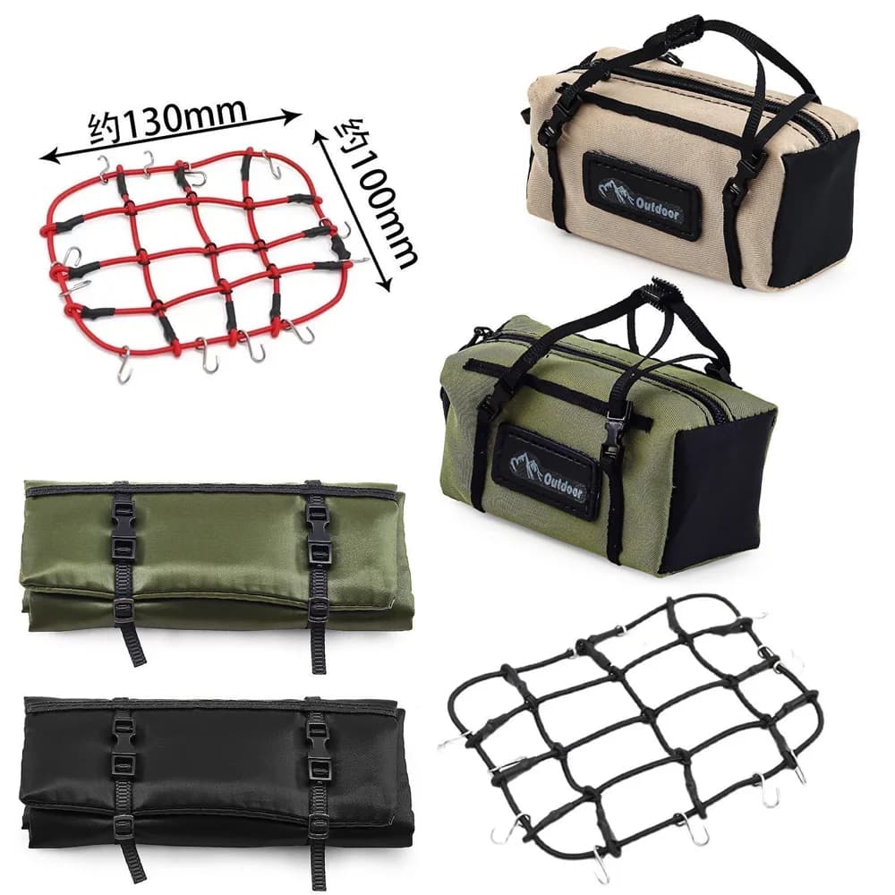 Car roof simultaneous sleeping bag for 1/10 RC Crawler Car TRX4 Defender Bronco AXIAL SCX10 RC4WD D90 Wraith Jeep TF2