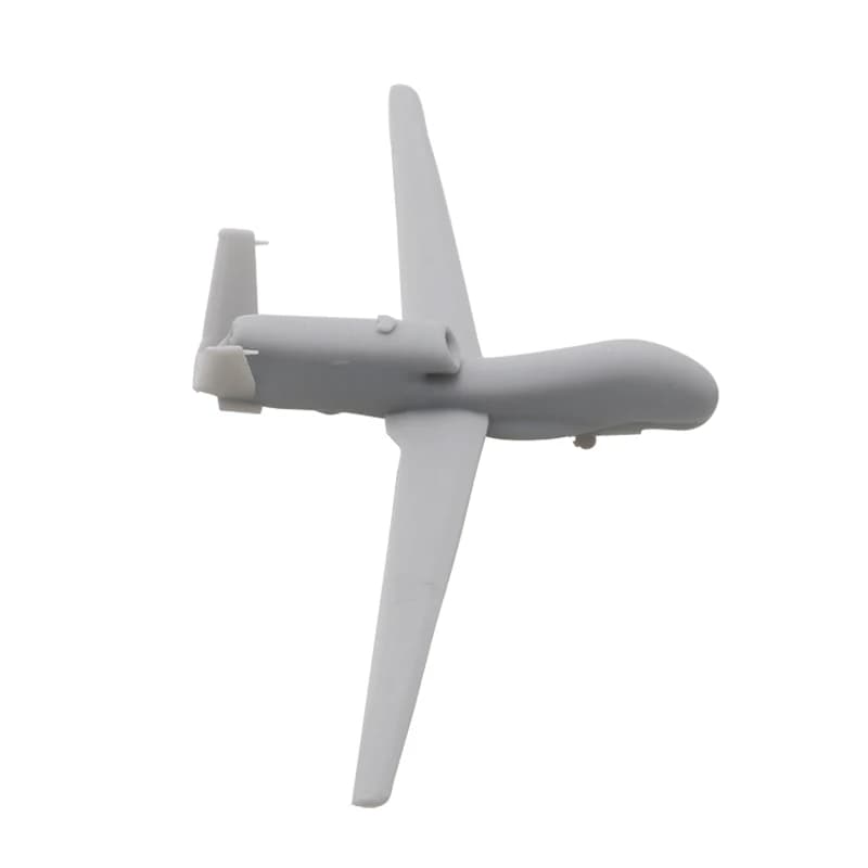 10PCS Model Unmanned Drone RQ-4A Wingspan 14/50/87.5/100mm Resin Static Airplane Mould DIY Accessories for Desktop Decoration