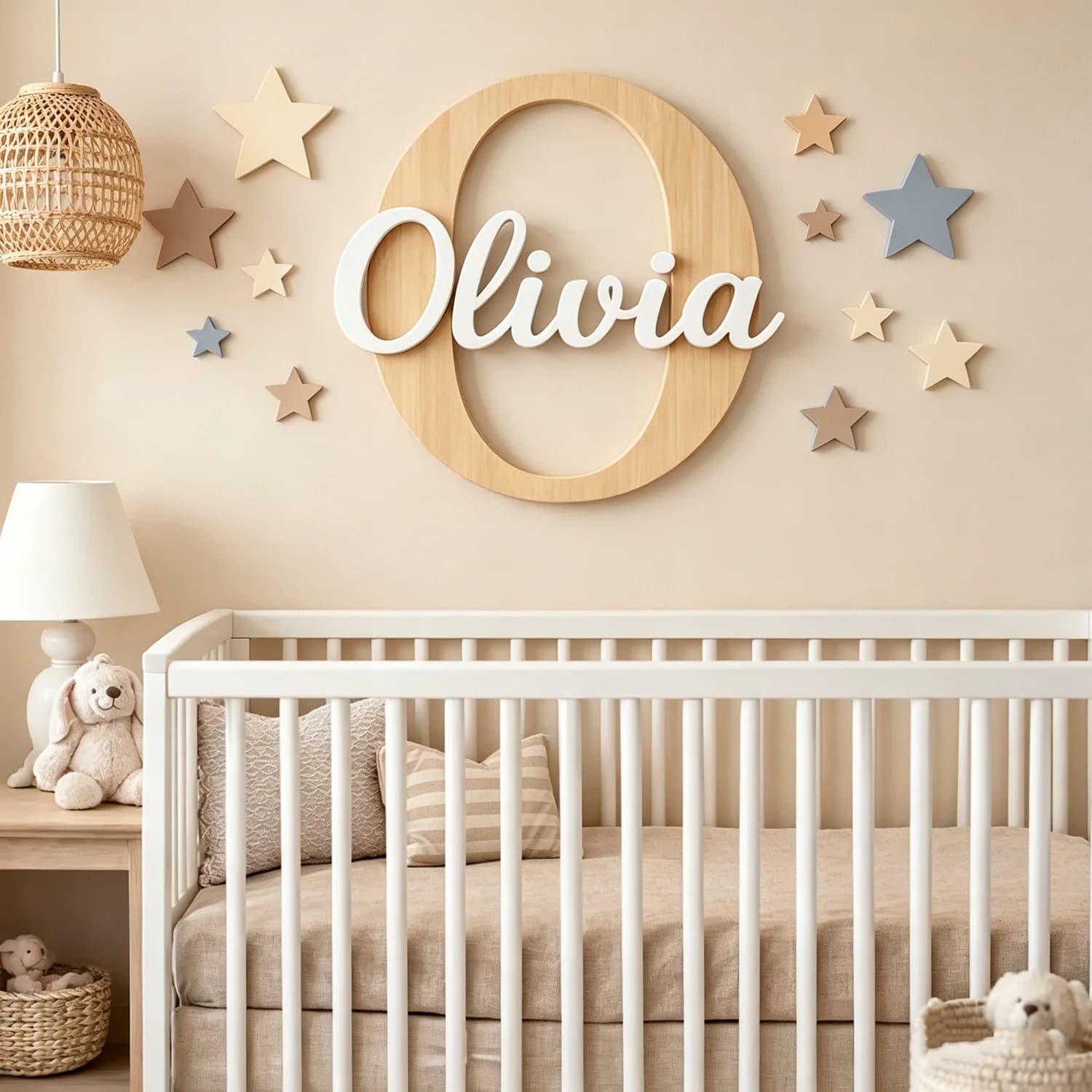 1pc Wooden Plaque with Customizable Name, Customizable Content, Children's Room Wall Decoration, Customized Exclusive Gift