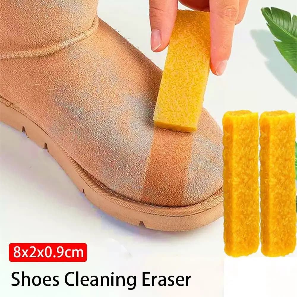 1 Pezzo Nuovo Gommino per Pulizia Scarpe in Pelle Scamosciata e Pelle di Pecora, Spazzola per Sneakers, Detergente per Tessuti in Pelle Nubuck Opaca e Decontaminante