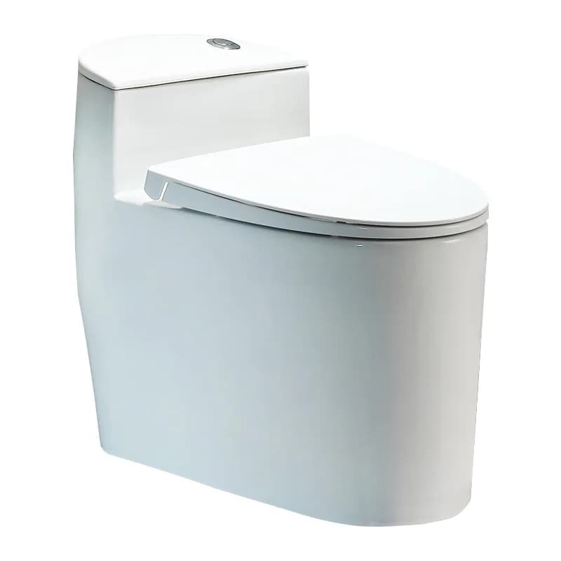 New custom ceramic toilet with jet siphon, single-piece toilet for small apartments