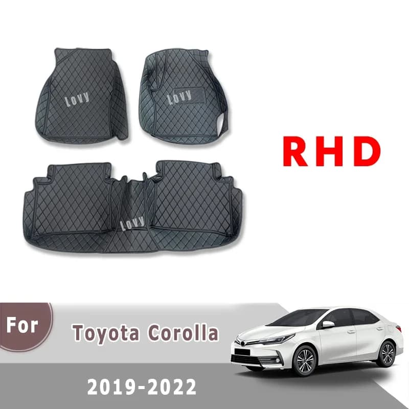RHD Tappetini Auto Per Toyota Corolla E210 210 2023 2022 2021 2020 2019 Tappeto Accessori Auto Anti sporco Impermeabile copertura Pad