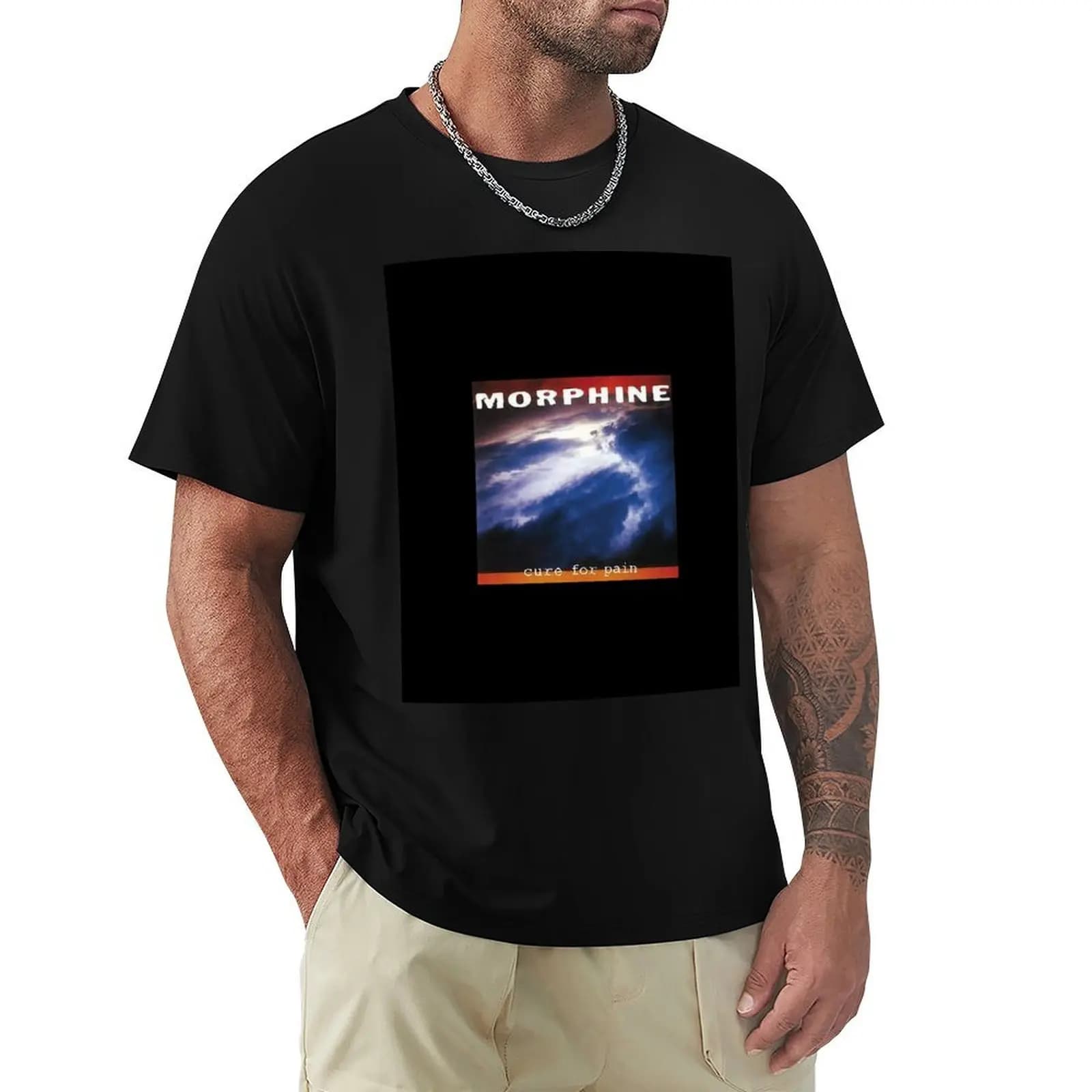 Vintage morphine cure of pain, band rock . Essential . T-Shirt Big and Tall Casual T-Shirt