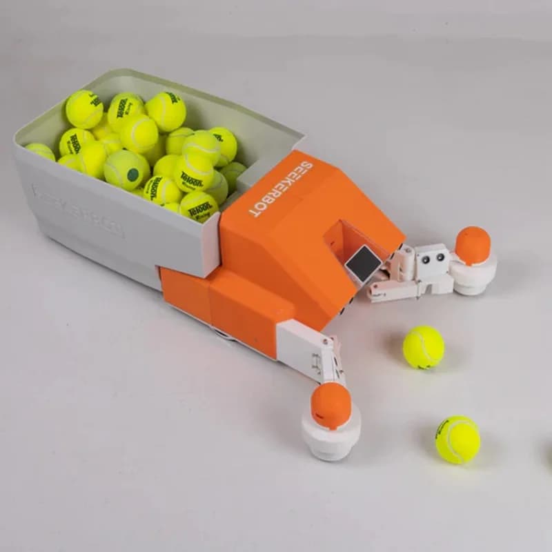 Newest Smart Tennis Ball Pick up Robot Tennis Ball Collector Picker for Tennis Sports Training Court