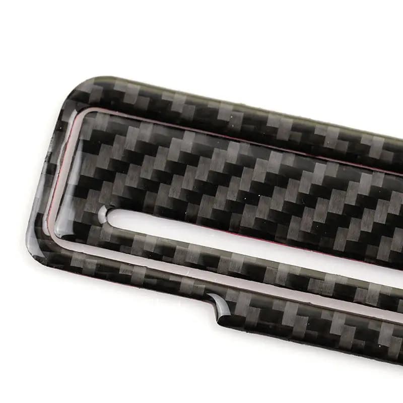For Audi Q7 2007-2015 Accessories Auto Frame Wallet Rear Carbon Fiber Soft