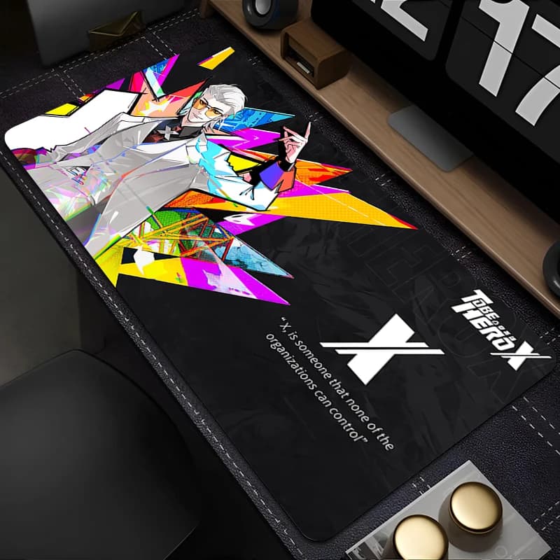 Tappetino per mouse Computer Hot Anime Design Mousepad Laptop Cool To Be Hero X Tappetino per mouse da scrivania esteso Accessori da gioco per PC Tappetino per tastiera