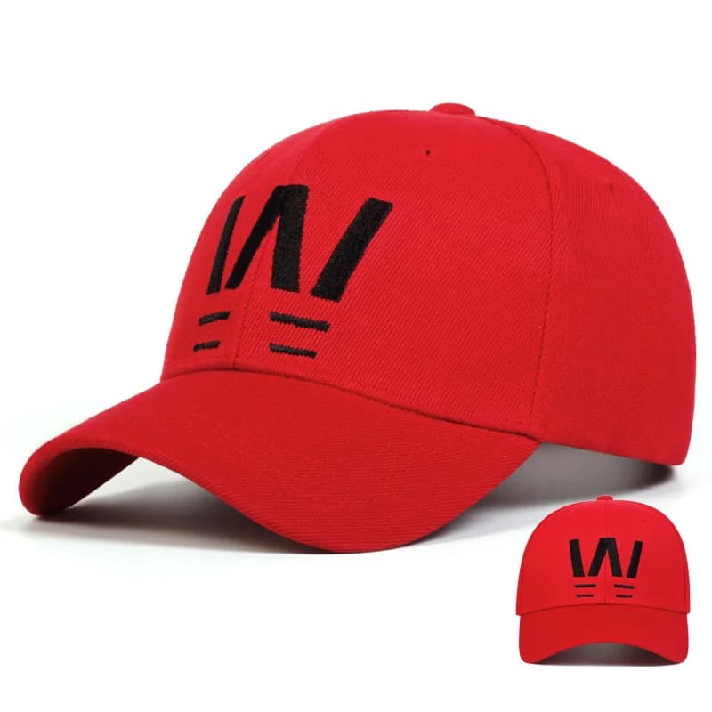 Cappello Anime Captain Tsubasa, Cappello da Baseball Rosso di Wakabayashi Genzo, Cappello Parasole Casual Regolabile, Cappello con Visiera Ricamata