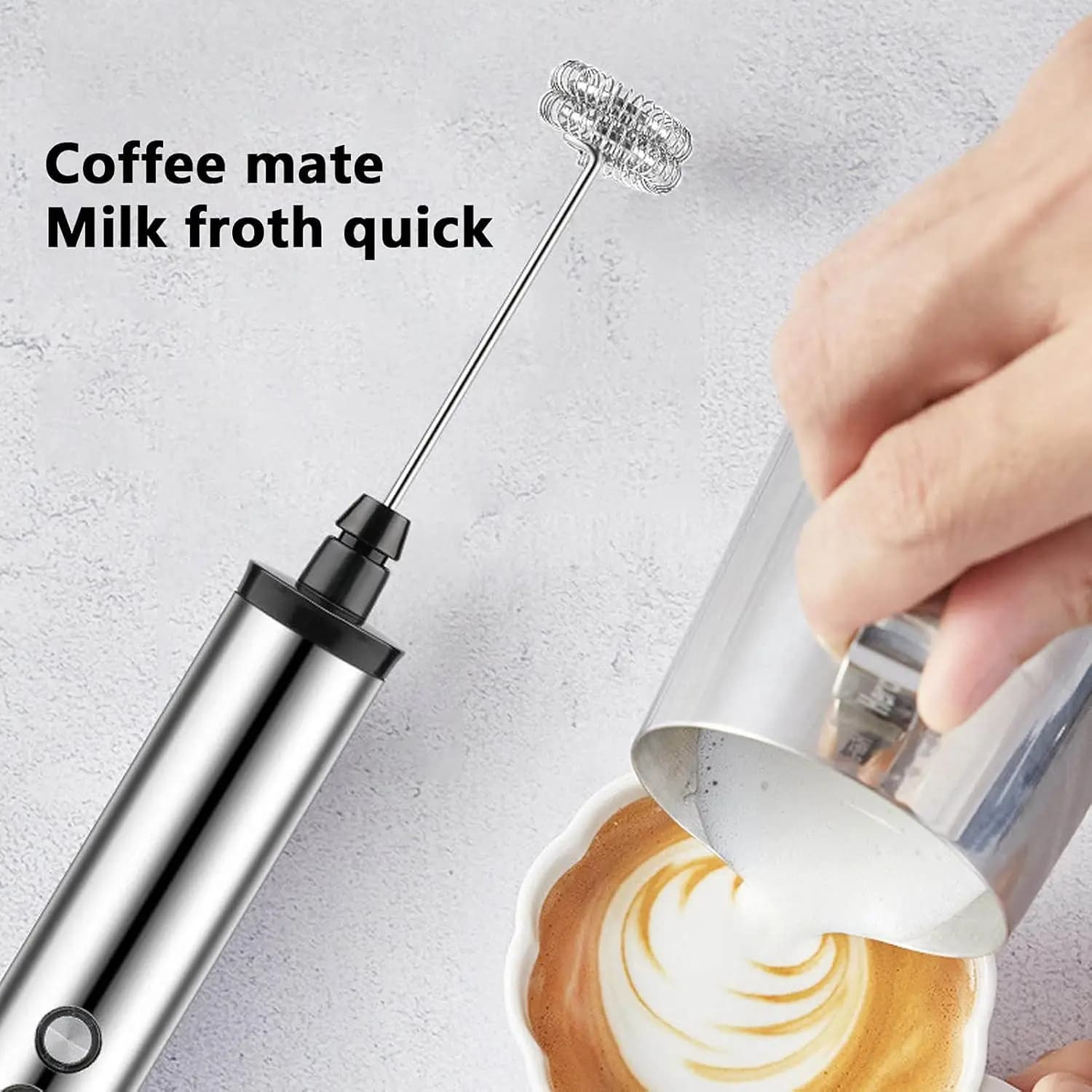 Frullino Elettrico Portatile 3 in 1 Magpie: Montalatte, Mixer per Bevande, Sbattitore per Uova, Ricaricabile, Facile da Usare, Utensile da Cucina