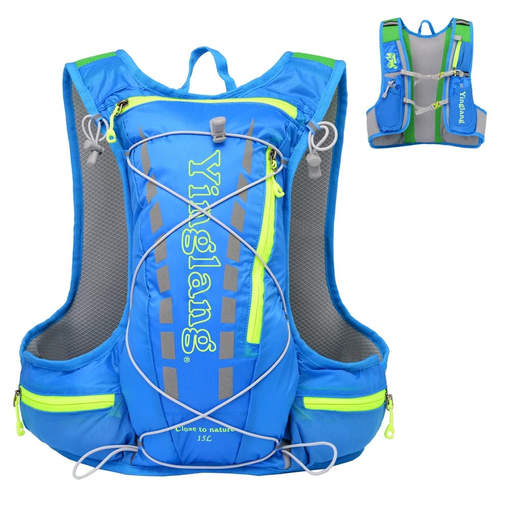 Outdoor 15 Liter Outdoor Marathon Moisturizing Backpack Reflective Running Moisturizing for Climbing Cycling SB0033
