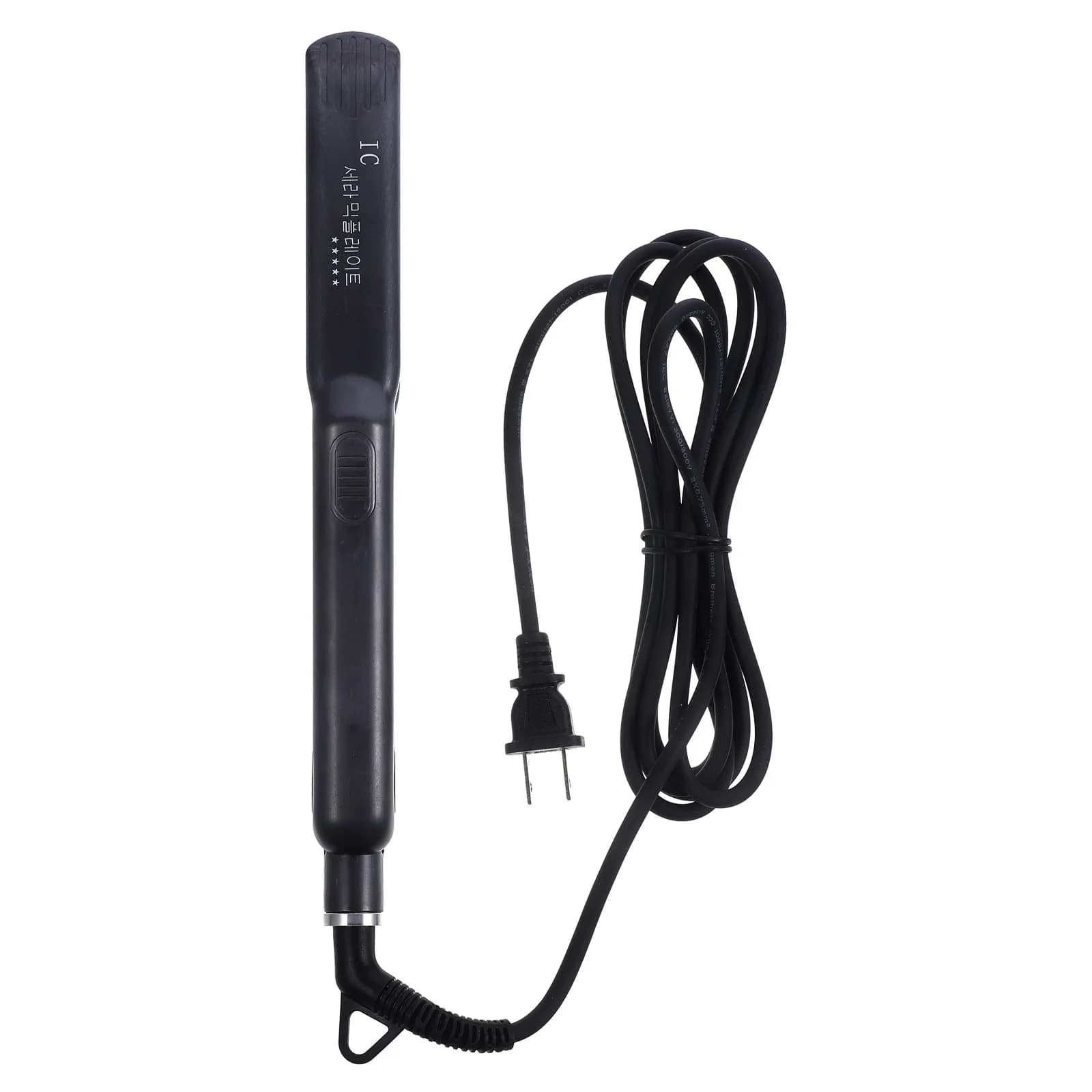 Piastra per capelli elettrica 2 in 1 per capelli lisci e ricci, riscaldamento rapido, cavo girevole a 360°, professionale