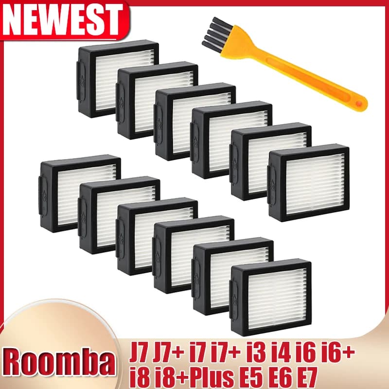 Filtri HEPA di ricambio per iRobot Roomba serie E I & J i7 i7+/plus i3 i3+ E5 E6 E7 i4 i4+ i5 i5+ i6 i6+ i8 i8+ Aspirapolvere