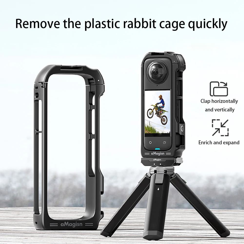 Quick Hook Magnetic Expansion Support for Insta360 X4, Protective Kable for Insta 360 X4 Action Camera Accessories