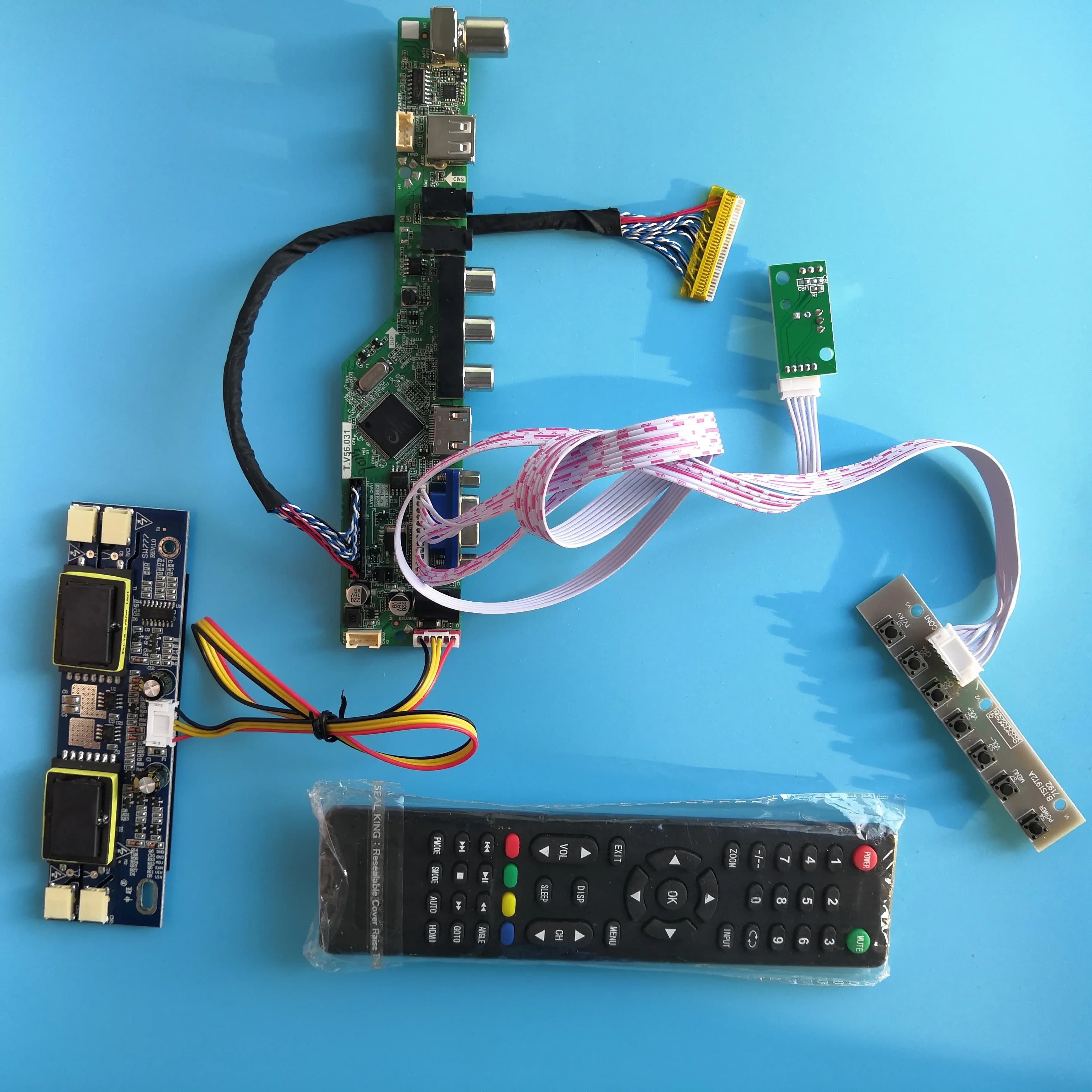 Per M216H1-L06 1920X1080 Risoluzione LCD da 21,6 "Scheda Controller TV VGA AV 4 lampade 30pin Segnale Digitale VGA kit