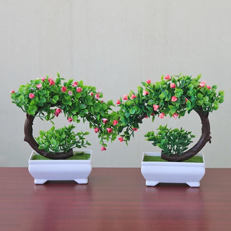 Piante Artificiali in Vaso, Bonsai, Fiori e Decorazioni per la Casa