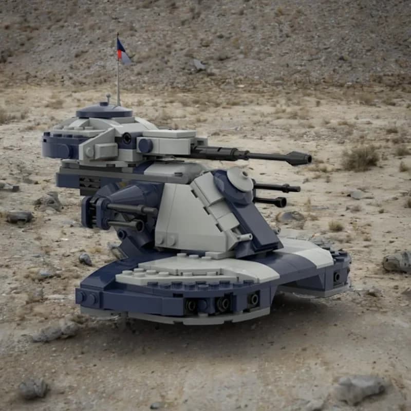 359PCS Star Battle Armored Assault Tank (AATsre) MOC Educational Building Blocks Gift for Kids Operational Ability Training