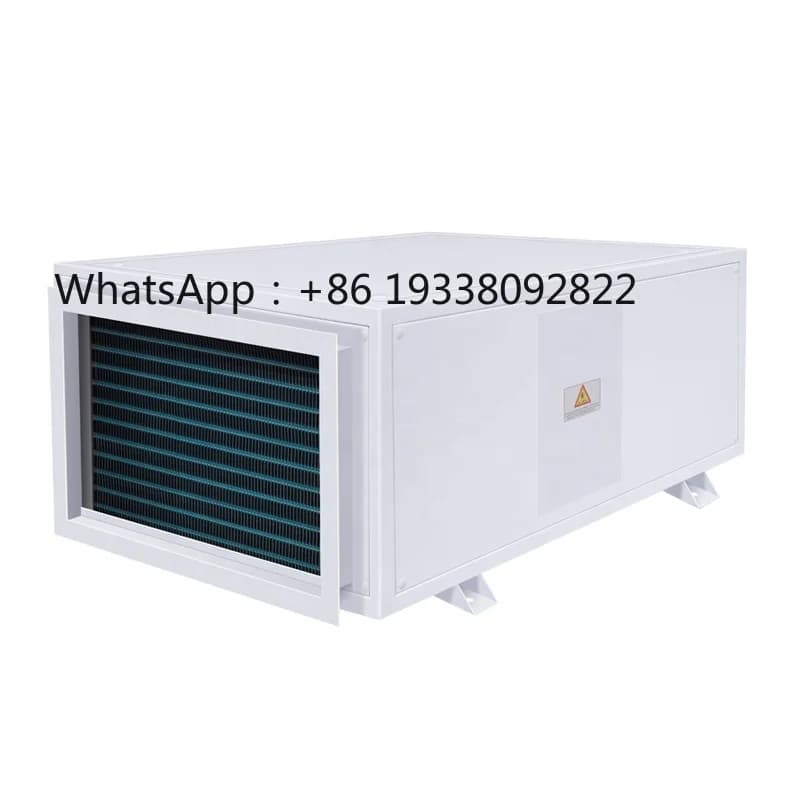 Deumidificatore da Soffitto Intelligente Certificato CE 2026, Canalizzato, 90L/Giorno, Montaggio a Parete, per Ambienti di Coltivazione, in Metallo, 110V 220V