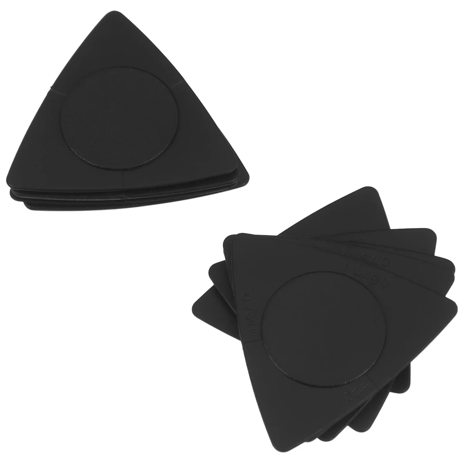 Plettri per chitarra folk da 20 pezzi Triangolo antiscivolo Materiale ABS Accessori per chitarra in legno Parti di strumenti a corda leggere e durevoli