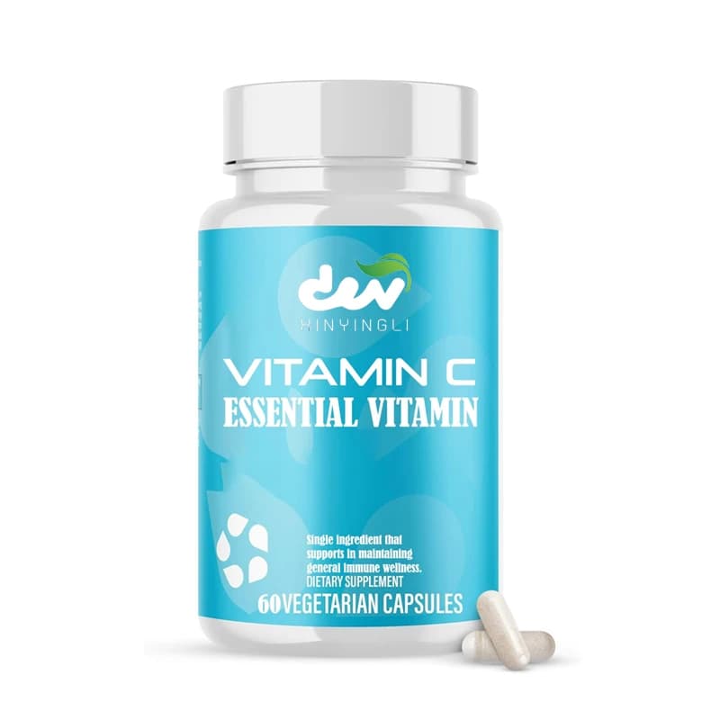 Capsule di Vitamina C, 1000mg - Utilizzate per il Supporto Immunitario e Integratori Antiossidanti - Senza Additivi e Non OGM