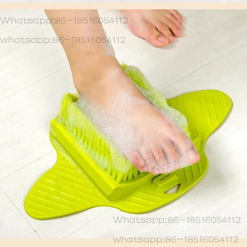 Spazzola per la pulizia dei piedi, accessorio per la pulizia delle scarpe, spazzola per lavare i piedi, accessorio per la pulizia dei piedi, pantofole pigre
