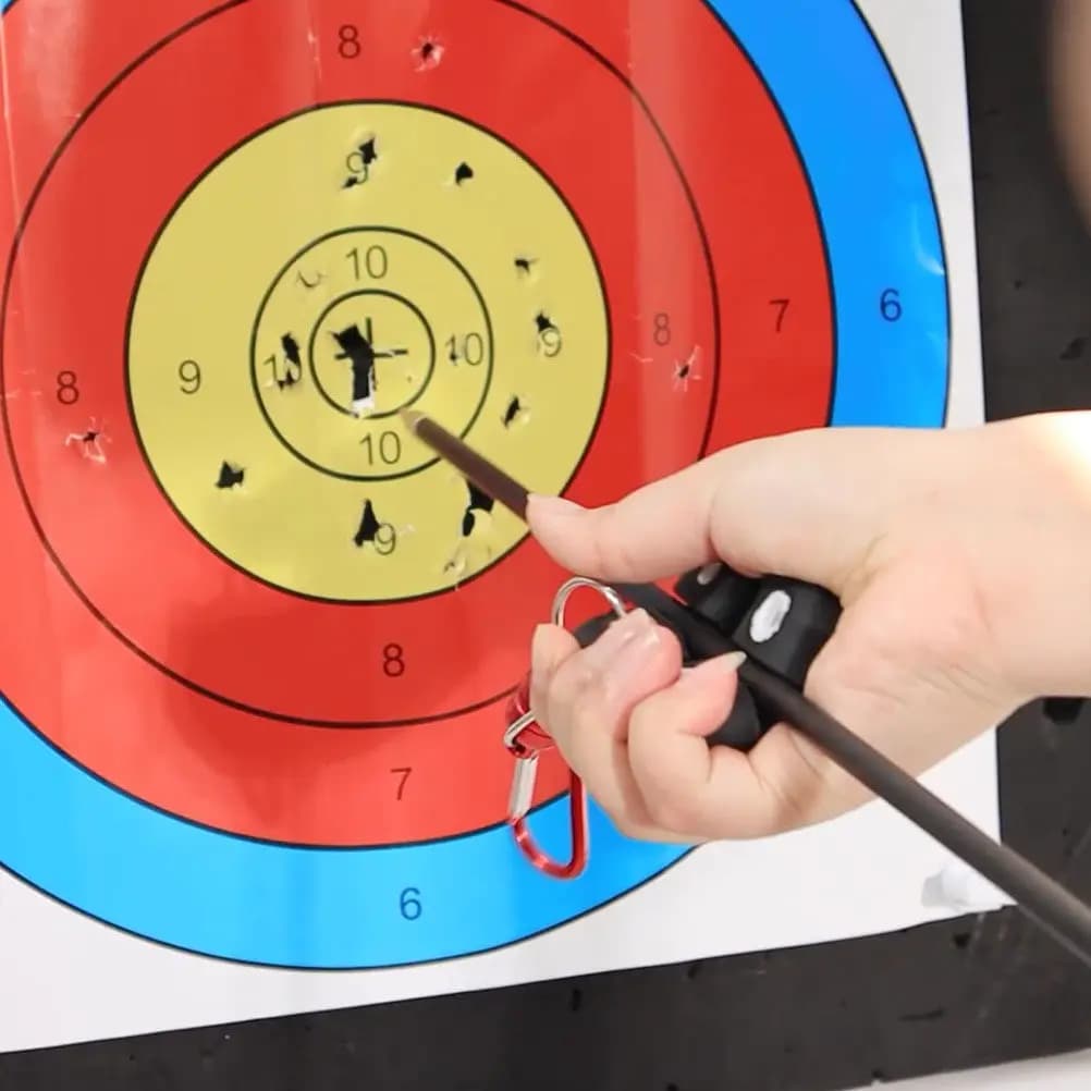 Estrattore di Frecce in Silicone Portatile, Pinza Professionale per Tiro con l'Arco, Leggero e Resistente per Pratica di Tiro al Bersaglio