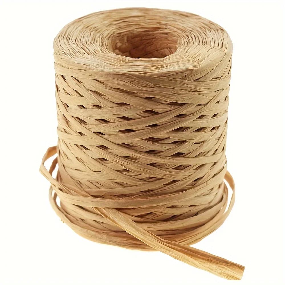 656 Feet Raffia Paper Ribbon, Packing Paper Twine Ribbon, Wrapping Ribbons for Gift Party Decor DIY Craft Decoration