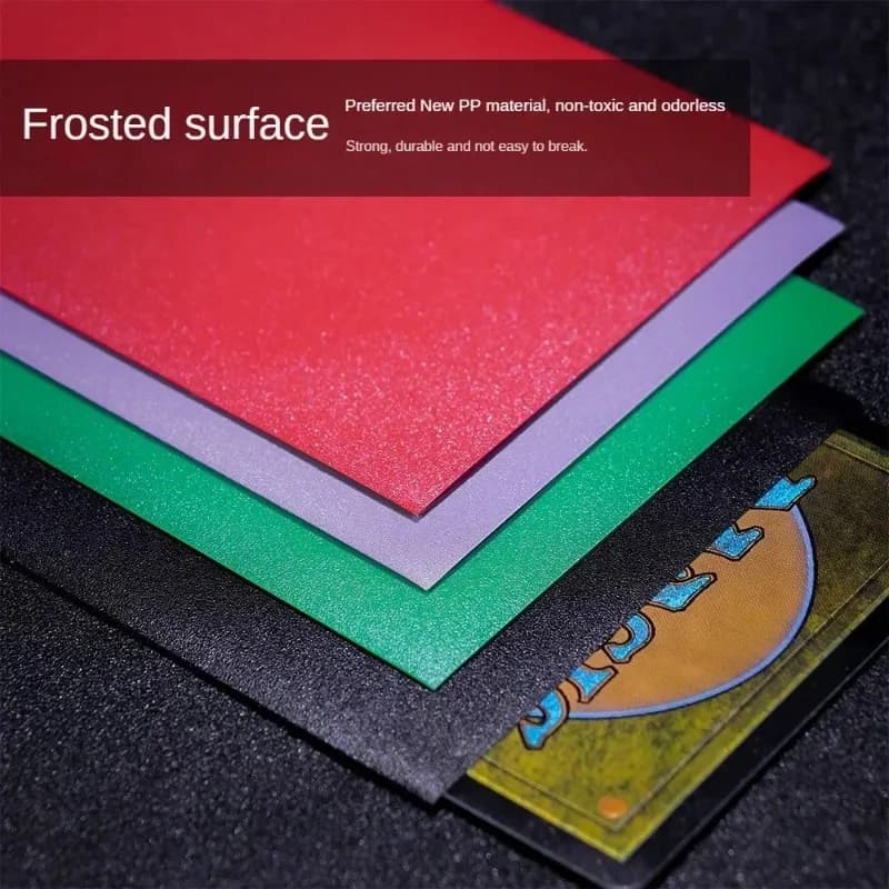 50/100PCS 66x91mm Opaco Dimensioni Standard Buste per carte TCG Carte collezionabili Protezione per Tarocchi Scudo Giochi da tavolo Copertura magica PKM