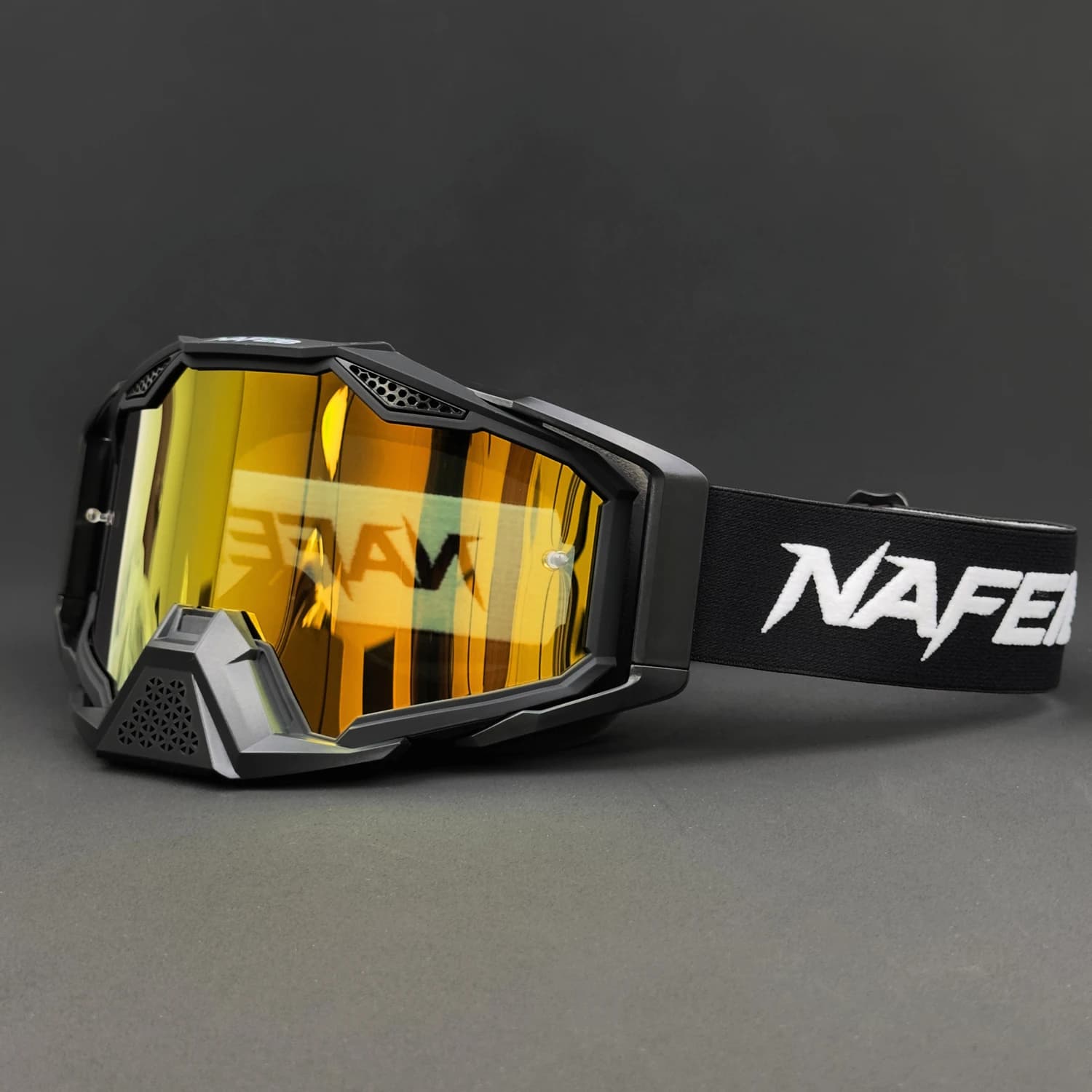 NAFEIB Occhiali da moto Off Road Occhiali da motocross ATV MX Dirt Bike Occhiali Anti-Sabbia Casco antivento Equitazione Gafas Maschera