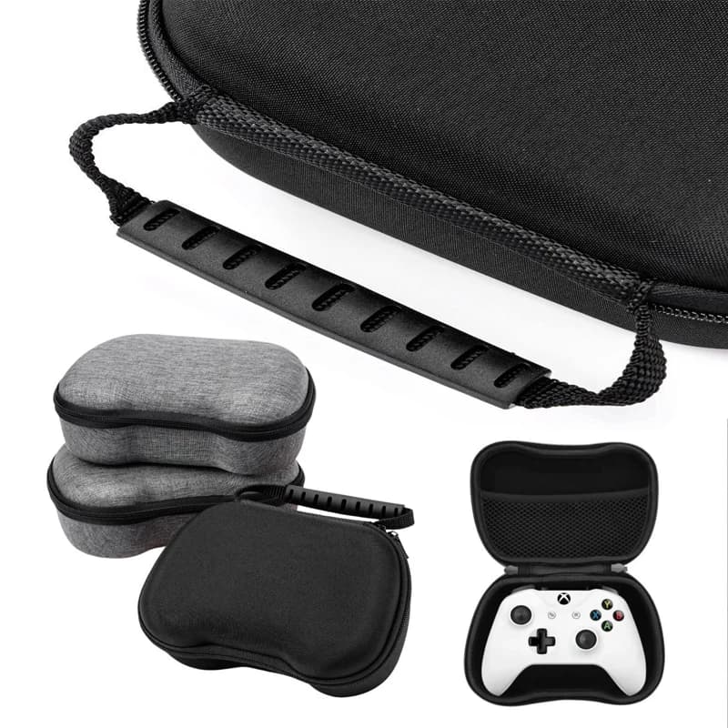 1 custodia da viaggio in EVA per controller Switch Pro PS5, custodia protettiva rigida compatta.
